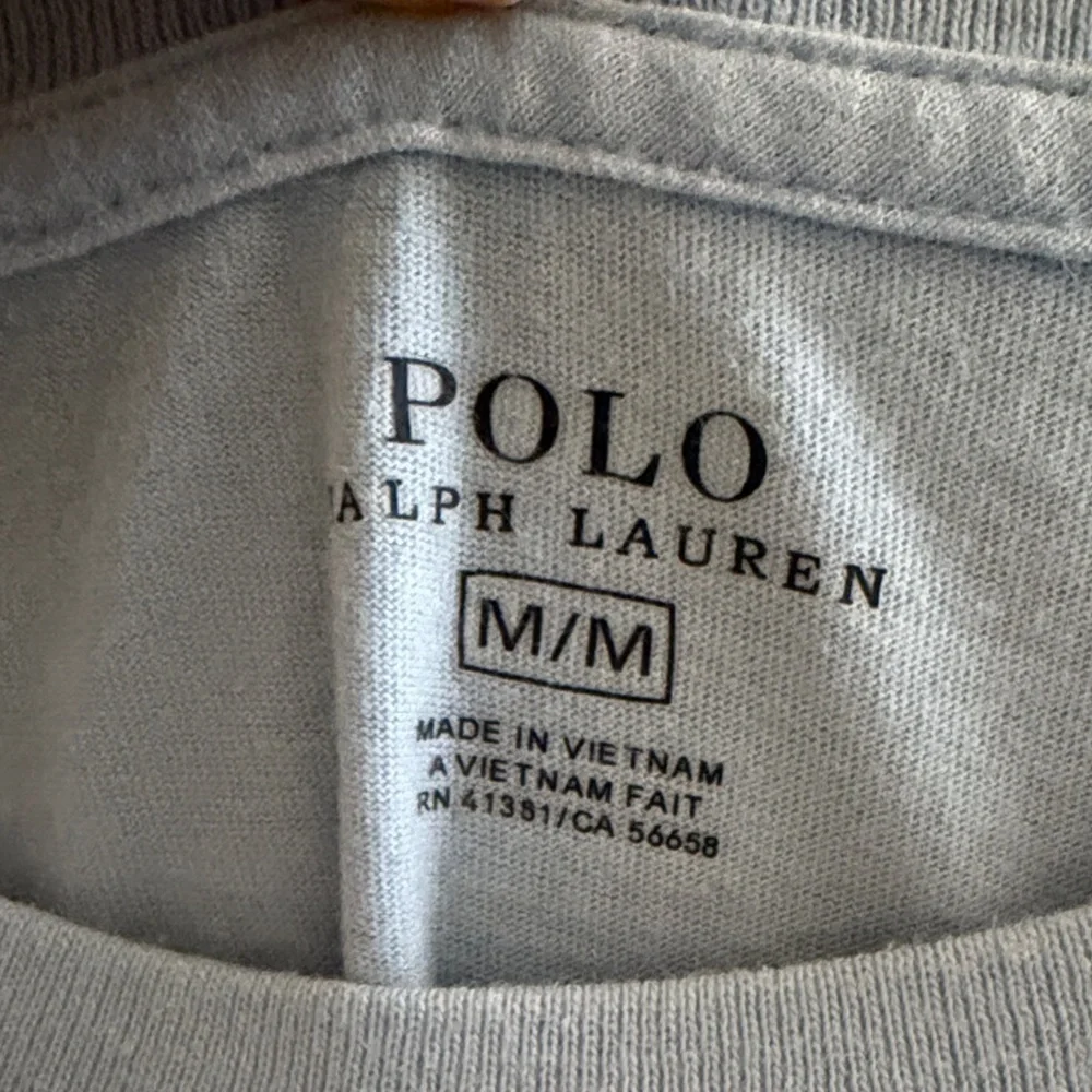 Polo by Ralph Lauren Light Blue Short Sleeve Tee with Orange Pony